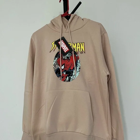 Marvel Tan Graphic Sweatshirt Hoodie - Picture 2 of 9
